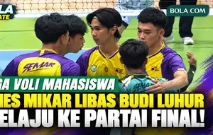 Highlight Semifinal Liga Voli Mahasiswa 2026: STIES MIKAR Bekasi Libas Budi Luhur Jakarta 3-1, Melaju ke Final