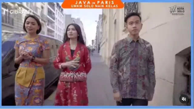 Gibran dan Selvi Promosi Batik Solo di Paris, Temui Petinggi Grup Pemilik Louis Vuitton dan Dior