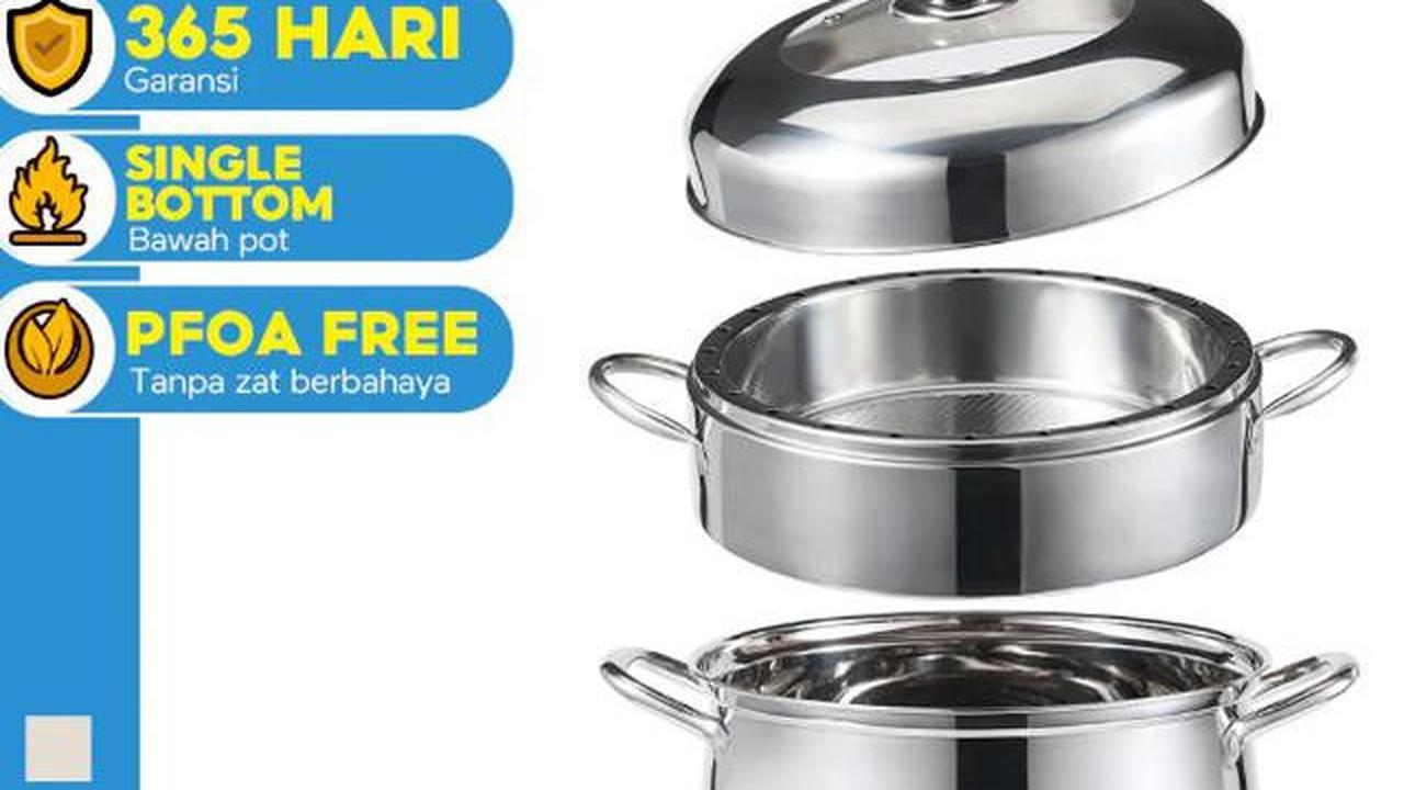 14 Merk Panci Stainless Terbaik dan Harganya, Awetnya Puluhan Tahun