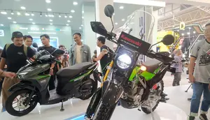 Kawasaki Luncurkan Tiga Model Baru di Jakarta Fair 2026, Modenas Brusky 125 Jadi Sorotan