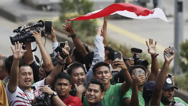 Pawai Timnas Indonesia U-22
