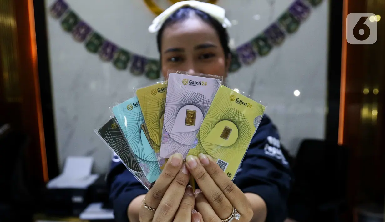 Lonjakan harga emas juga berbarengan dengan momen perayaan Idul Fitri 1445 Hijriah. (Liputan6.com/Herman Zakharia)