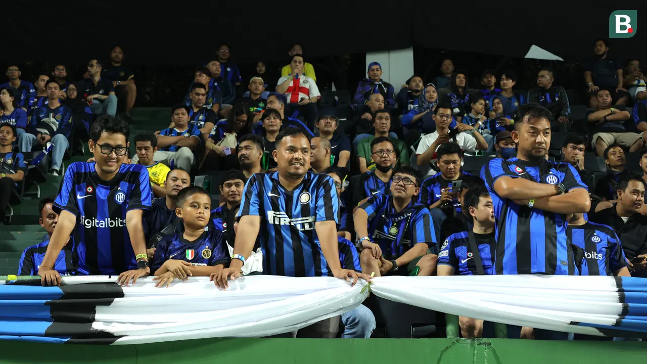 Nonton bareng Inter Club Indonesia (ICI) bersama Bola.com di Tennis Indoor Senayan, Jakarta Pusat, pada 10-11 Juni 2023.