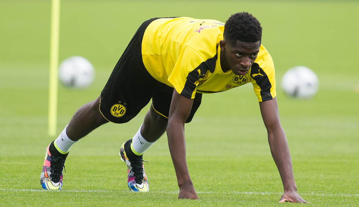 Barcelona ingin bayar mahal Ousmane Dembele(AFP/Bernd Thissen) 