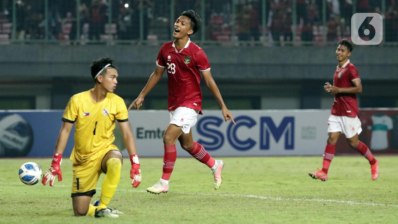 FOTO: Unggul atas Filipina, Timnas Indonesia U-19 Jaga Asa Lolos Semifinal AFF U-19 2022