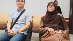 Sidang cerai pasangan artis Marshanda dan Ben Kasyafani kembali di gelar hari ini, di Pengadilan Agama. (17/6/14) (Liputan6.com/Faizal Fanani)