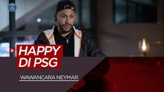 Berita video wawancara singkat Neymar. Pemain incaran Barcelona dan Real Madrid itu melakukan wawancara dengan PSG