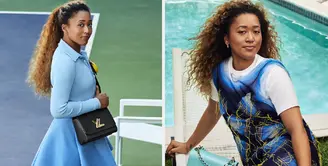 Prestasi Naomi Osaka di dunia tenis membuatnya dilirik oleh Louis Vuitton sebagai brand ambassador sejak 2021. Dalam kampanye terbaru Louis Vuitton, Naomi Osaka dipercaya untuk menjadi wajah dan mengenakan outfit warna-warni layaknya cewe kue (Louis Vuitton)