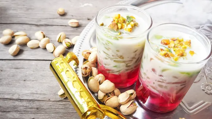 falooda pistachio susu