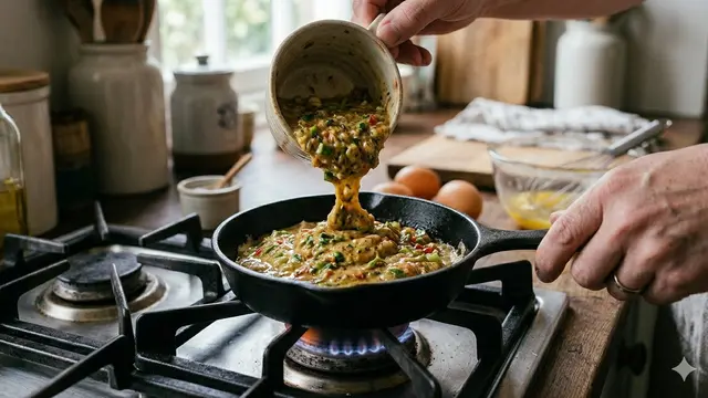 Resep Telur Dadar Padang Tanpa Kelapa (Foto: Gemini AI)