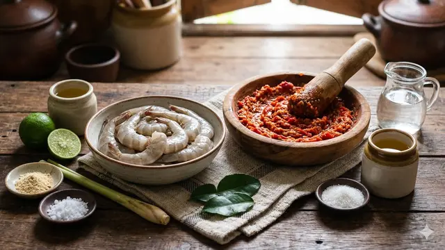 Cara Buat Sambal Udang Ala Rumah Makan Padang (Foto: Gemini AI)