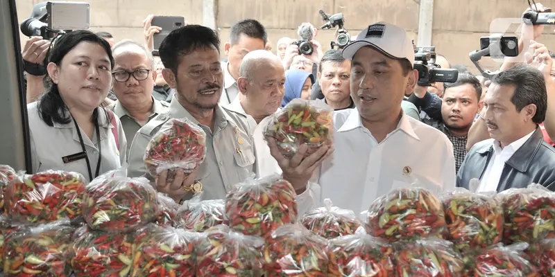 Mendag dan Mentan Sidak Pasar Senen