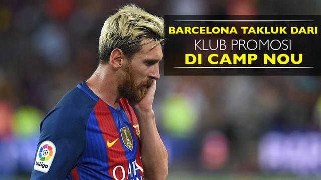 Video Barcelona takluk dari klub promosi di La Liga 2016/17, Deportivo Alaves, di Camp Nou pada pekan ketiga, Sabtu (10/9).