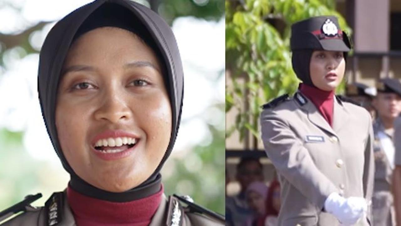 Srikandi dari Papua Jadi Lulusan Terbaik Polwan, Sosoknya Cantik Berhijab