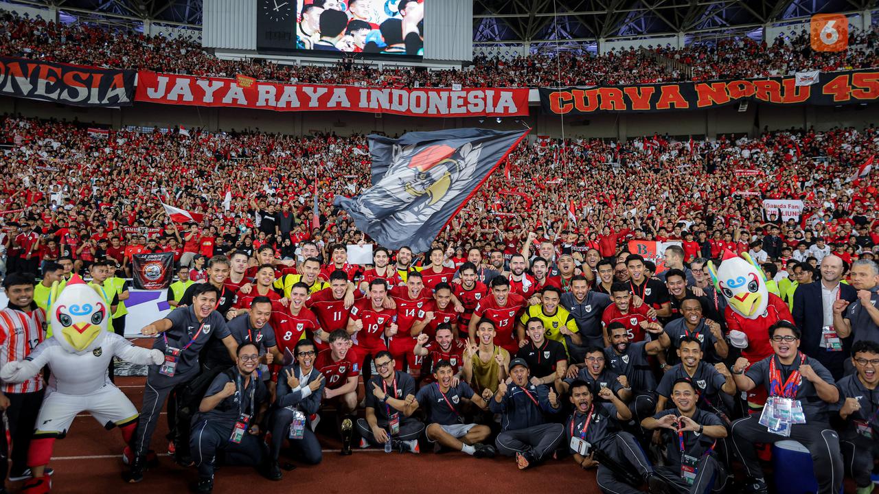 Top 3: Dukungan Warganet di Laga Timnas Indonesia vs Bahrain