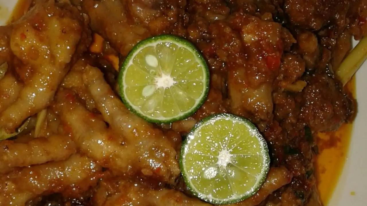 Menu Masakan Ceker Setan Asam Manis