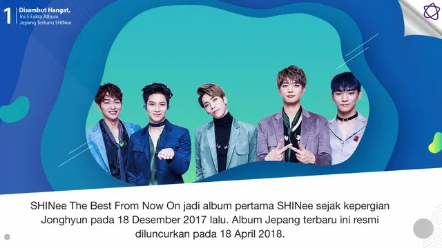 [Bintang] Disambut Hangat, Ini 5 Fakta Album Jepang Terbaru SHINee