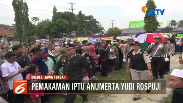 Kapolda Jateng Pimpin Pemakaman Iptu Anumerta Yudi Rospuji