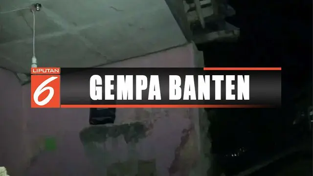 Gempa berkekuatan 6,9 SR di wilayah Banten merusak tujuh rumah di Megamendung, Bogor