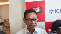 Wakil Menteri Energi dan Sumber Daya Mineral (ESDM) Yuliot Tanjung dalam&nbsp; Indonesia Summit 2025, di Jakarta, Rabu (27/8/2025).&nbsp;Yuliot menjelaskan mengenai kelangkaan BBM SPBU&nbsp;swasta. (Liputan6.com/Arief)