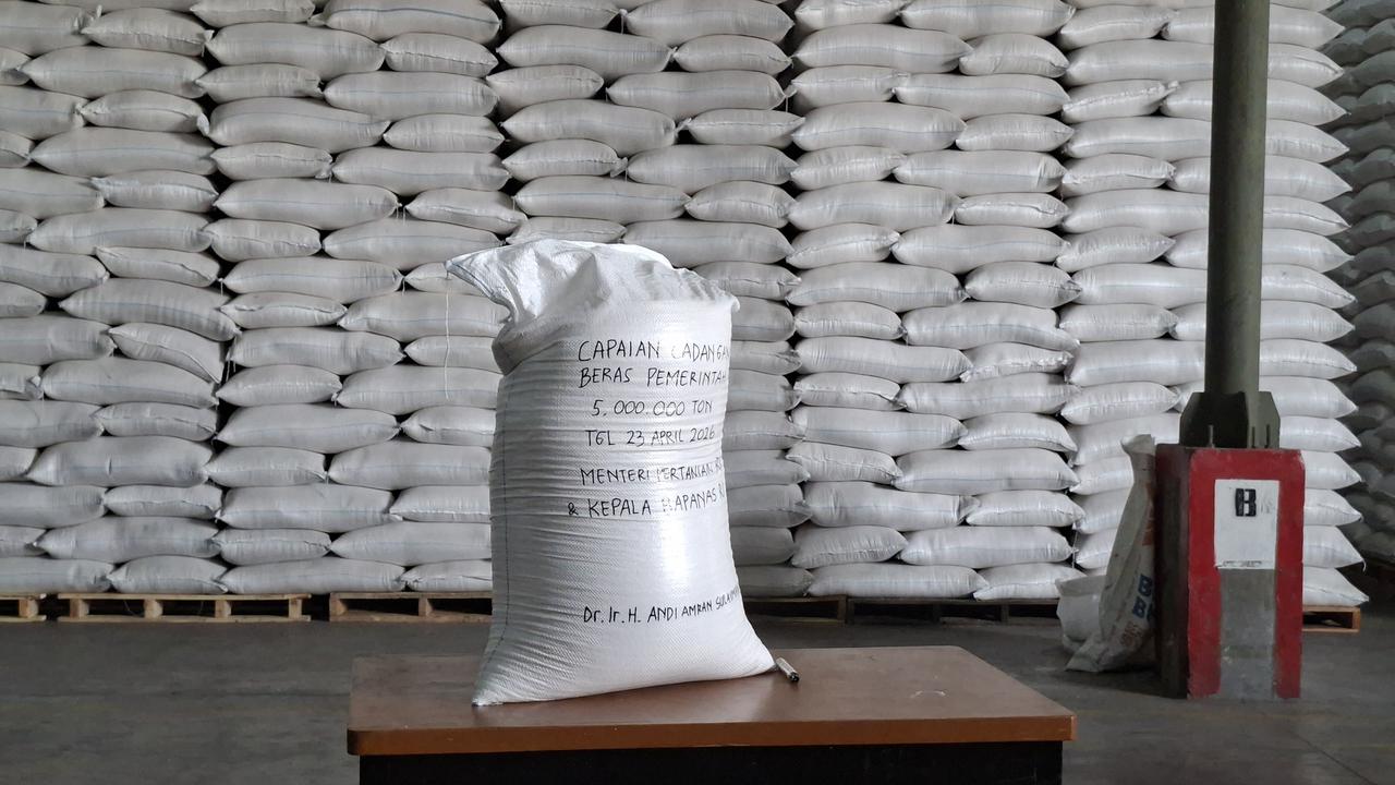 Stok Beras Tembus 5 Juta Ton, Mentan Amran Jamin Tak Ada Impor
