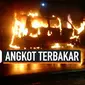 angkot terbakar