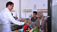 Jokowi sidak pelayanan BPJS Kesehatan di RSUD Subang, Jawa Barat, hari ini (29/11/2019). (Dok Laily Rachev - Biro Pers Sekretariat Presiden)