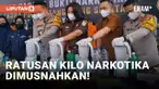 Narkoba Senilai 77 Miliar Dimusnahkan Polres Tangerang Selatan
