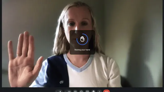 Google Meet luncurkan fitur angkat tangan tanpa harus menekan tombol "raise hand." (Google)