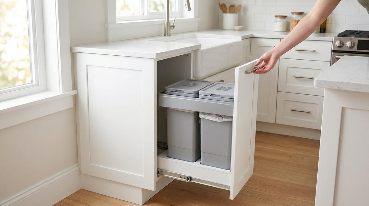 Model Tempat Sampah Tersembunyi yang Cocok untuk Dapur Kecil