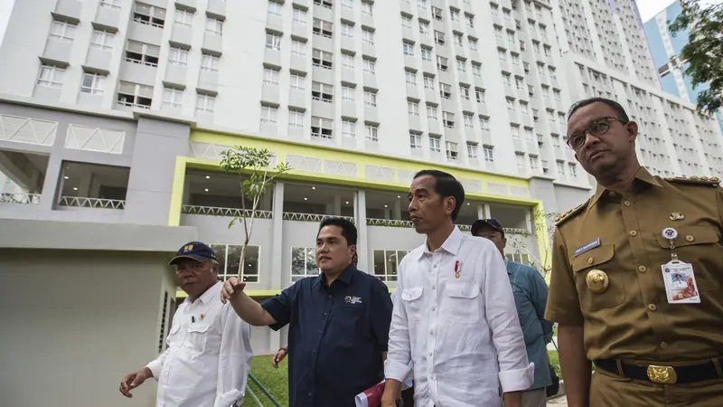 Jokowi Pantau Wisma Atlet