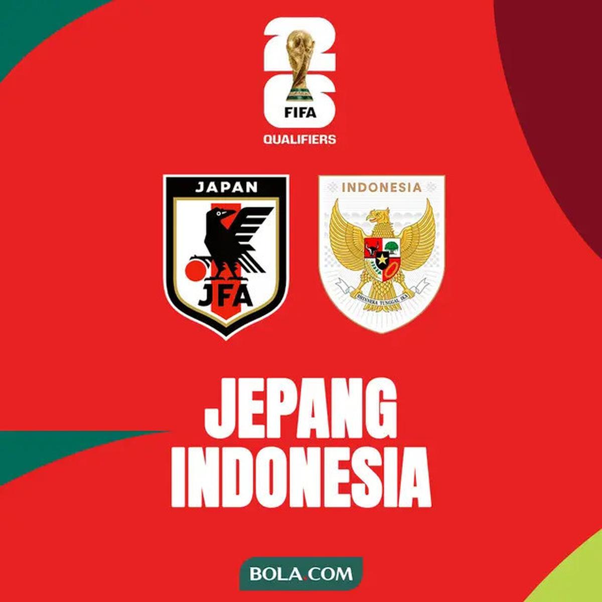 Link Live Streaming Jepang Vs Timnas Indonesia di Kualifikasi Piala Dunia 2026