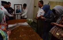 Jenazah Menkes tiba di kantor Kemenkes