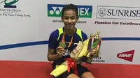 Tunggal putri Indonesia, Dinar Dyah Ayustine, memenangi Vietnam International Challenge 2018, Minggu (25/3/2018).