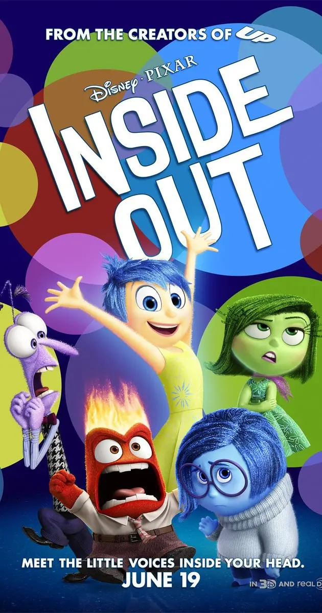 Inside Out adalah film drama-animasi yang disutradarai oleh Pete Docter