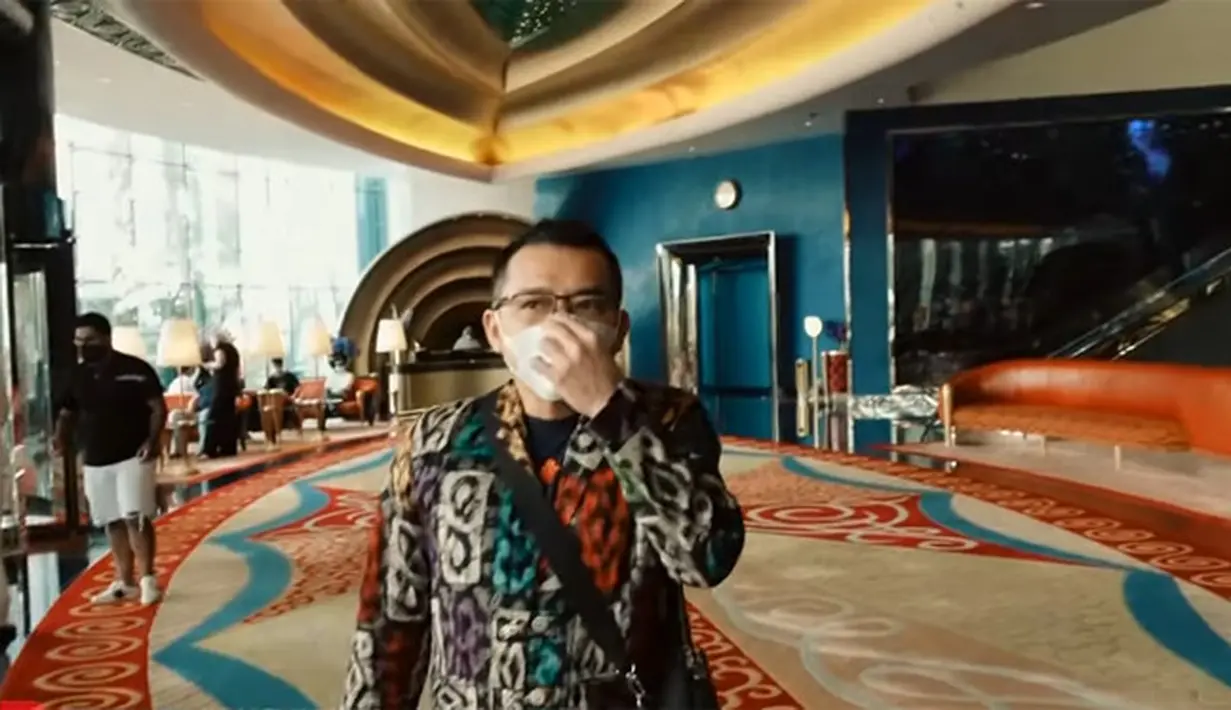 Ashanty dan Anang Hermansyah menginap di hotel bintang 7 (Youtube/The Hermansyah A6)