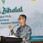 Direktur Utama PT PLN (Persero) Darmawan Prasodjo dalam Silaturahmi dan Halalbihalal, Hari Raya Idul Fitri 1443 H, bersama para pemimpin redaksi media nasional di jakarta. (Dok PLN)