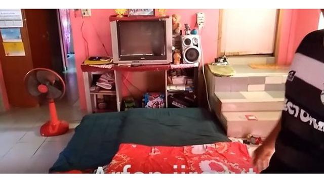 7 Potret Sederhana Rumah Jirayut Afisan (sumber: youtuber/afran jirayut)