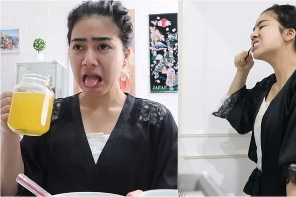 Bangun dengan Muka Bantal, Ini 7 Kegiatan Felicya Angelista saat 'Di Rumah Aja'