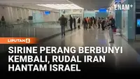 Sirine Tel Aviv Berbunyi Kembali, Warga Israel Lari Kocar-Kacir dari Rudal Iran