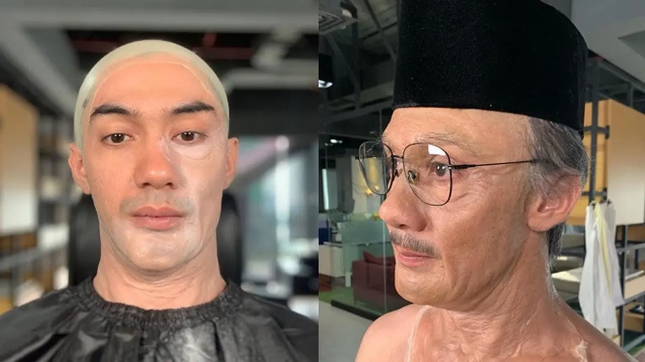 6 Transformasi Makeup Reza Rahadian Jadi BJ Habibie, Mirip Banget