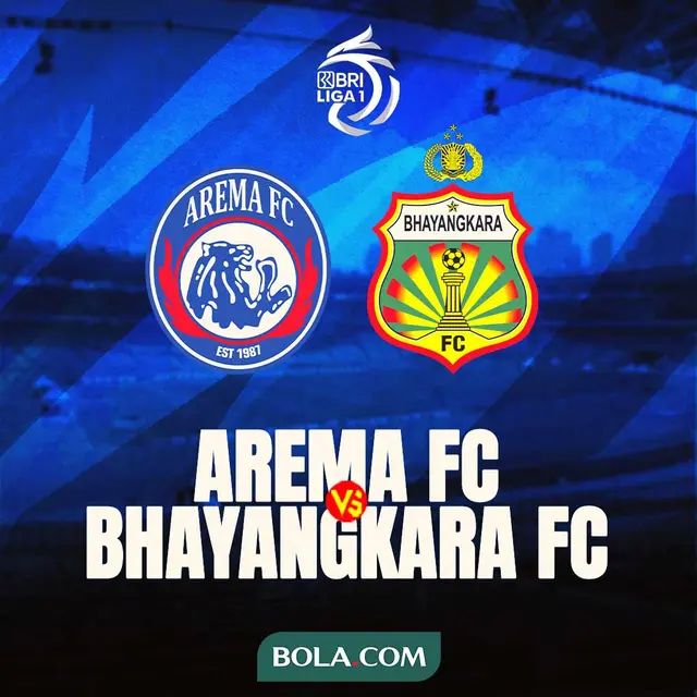 BRI Liga 1 - Arema FC Vs Bhayangkara FC