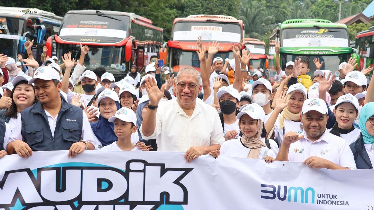 Bulog Berangkatkan 650 Peserta Mudik Gratis, Naik 200% dari Tahun Sebelumnya