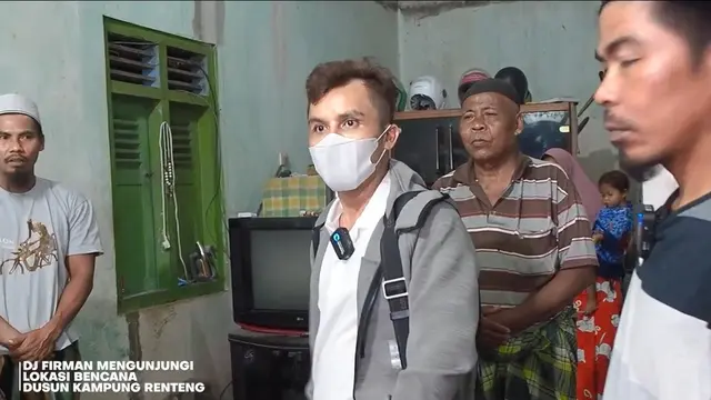 DJ Firman mengunjungi korban erupsi Semeru