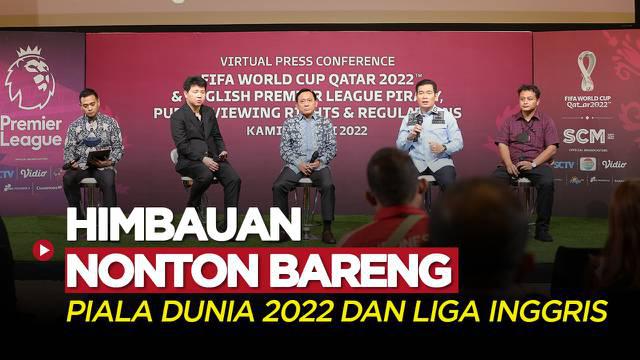 Berita Video, SCM Memberikan Sosialisasi Terkait Aturan Nobar Piala Dunia 2022 dan Liga Inggris pada Kamis (23/6/2022)