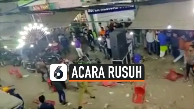 acara musik rusuh