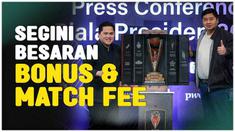 Berita Video, besaran bonus dan match fee yang akan didapatkan para peserta Piala Presiden 2024