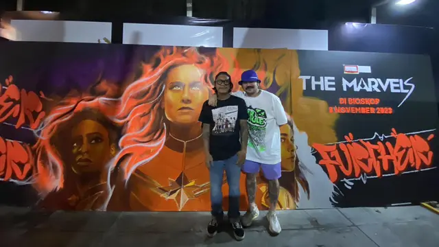 Philip Ponk dan Irwan Seniman Mural yang wakili Jakarta untuk Berkolaborasi dengan Marvel.