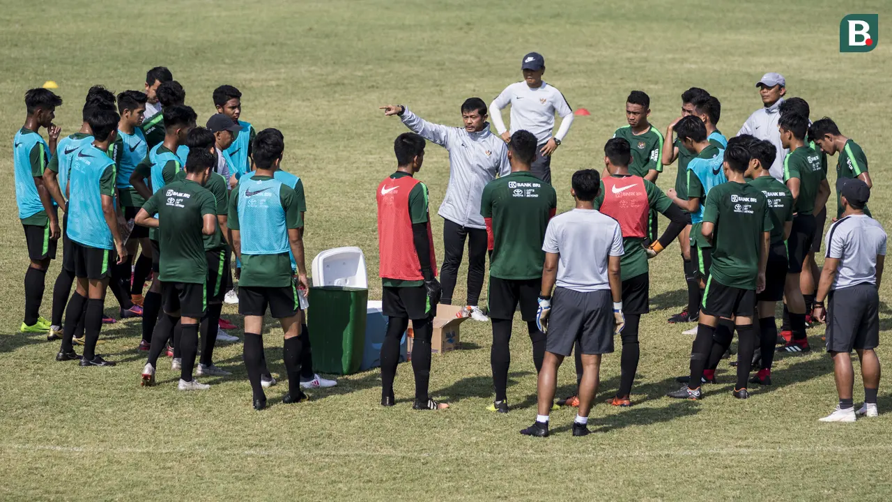 Latihan Timnas Indonesia U-19