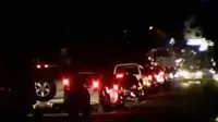 Arus balik di kawasan Lembang, Bandung mengalami kemacetan (Liputan 6 SCTV)